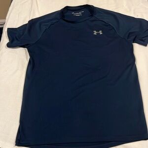 Under armour navy blue dri fit top